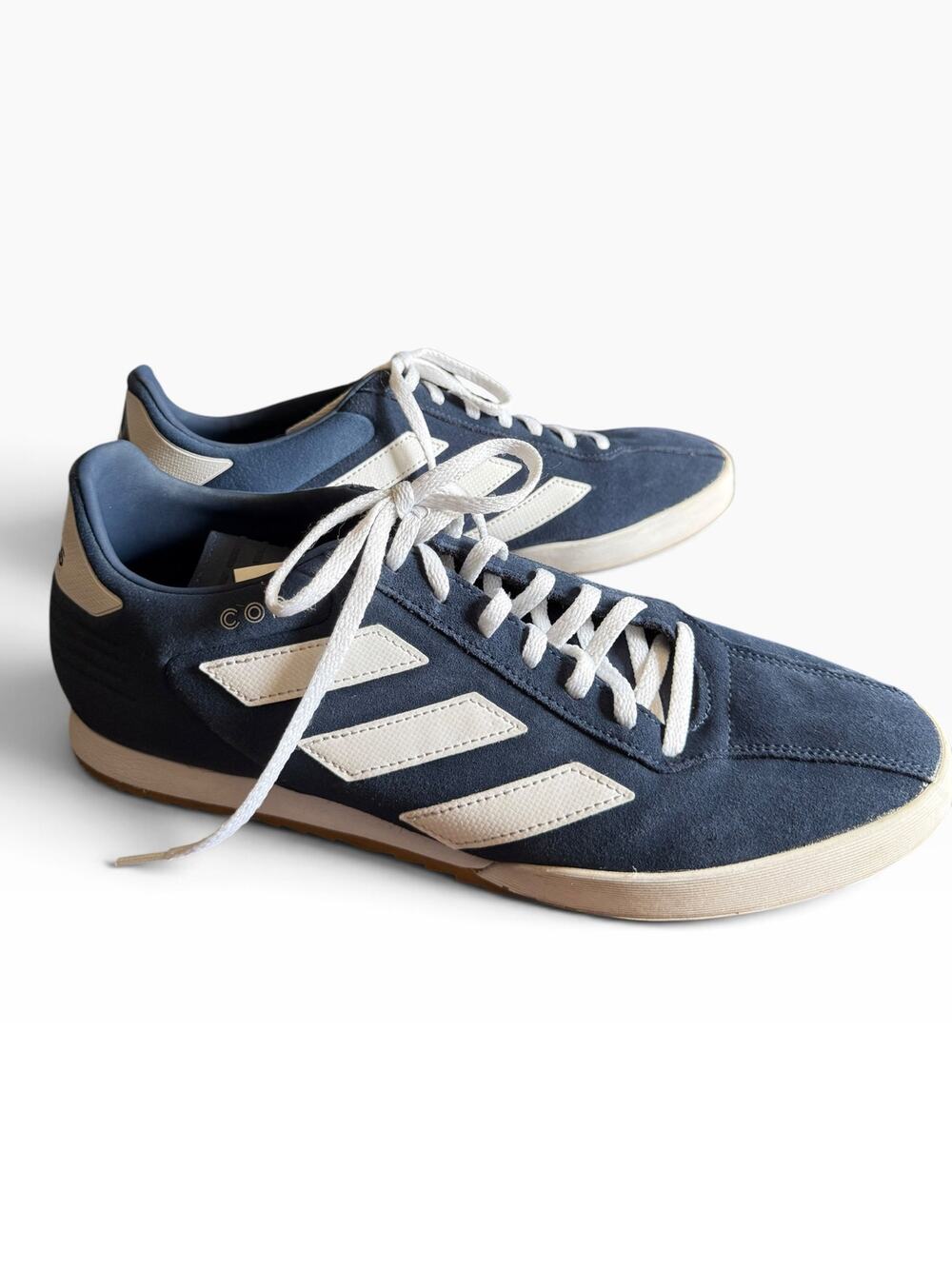 Adidas Copa Super Navy Suede Gum Sole Sneakers